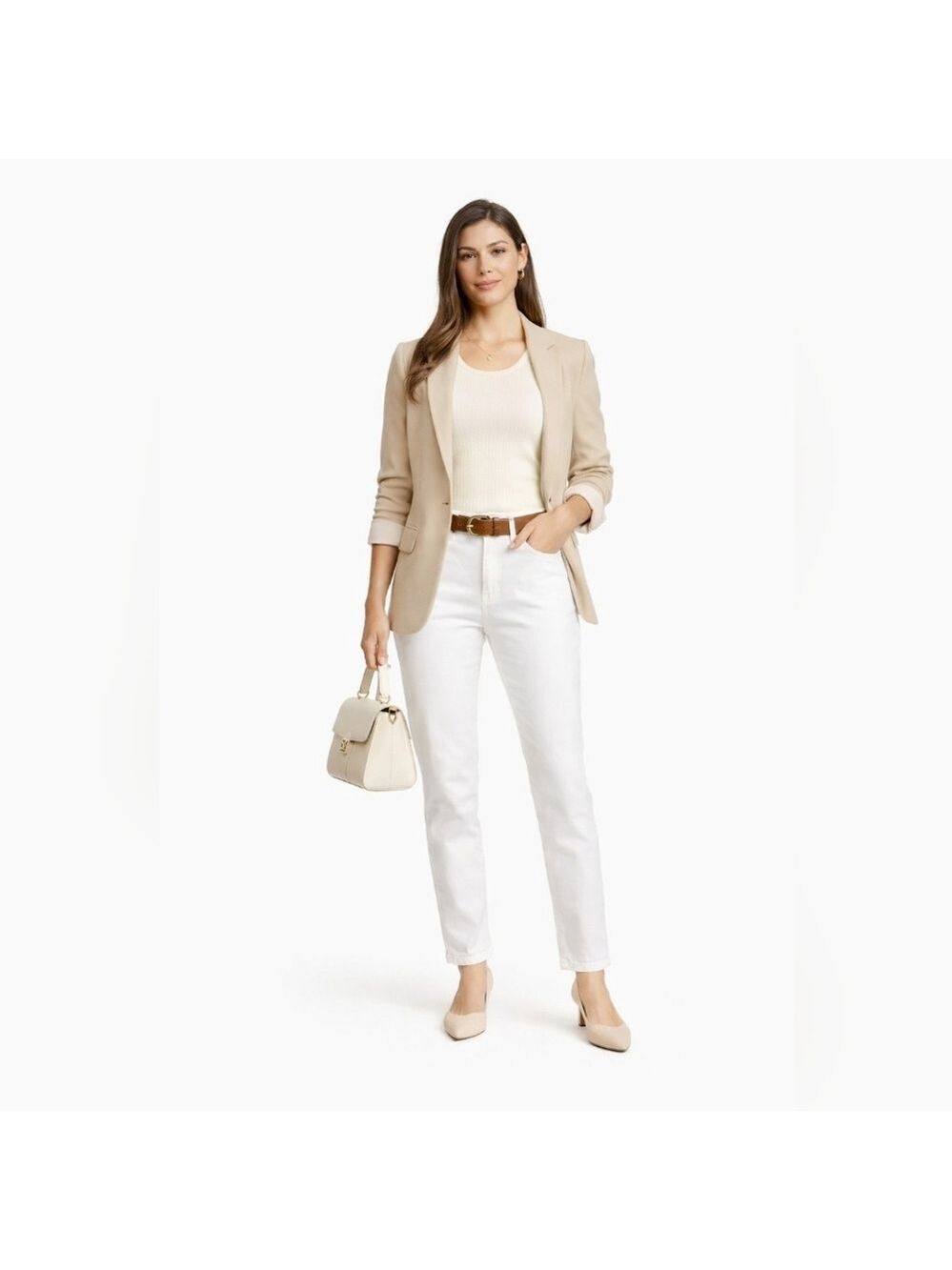 Kancan White High Rise Stretch Jeans Size 11